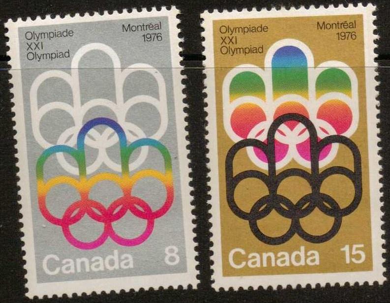 1973 CDN762-63 - Olympic Games Montreal Set (2) MNH